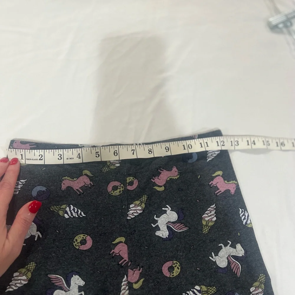 Bundle girls size large outfit unicorn‎ leggings with Arizona size large t-shirt
